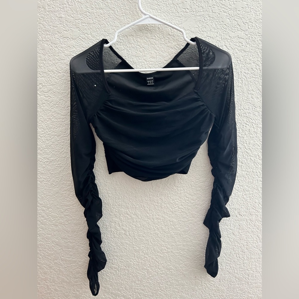 SHEIN long sleeve touched top